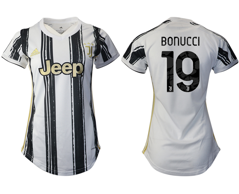 Women 2020-2021 Juventus home aaa version #19 white Soccer Jerseys